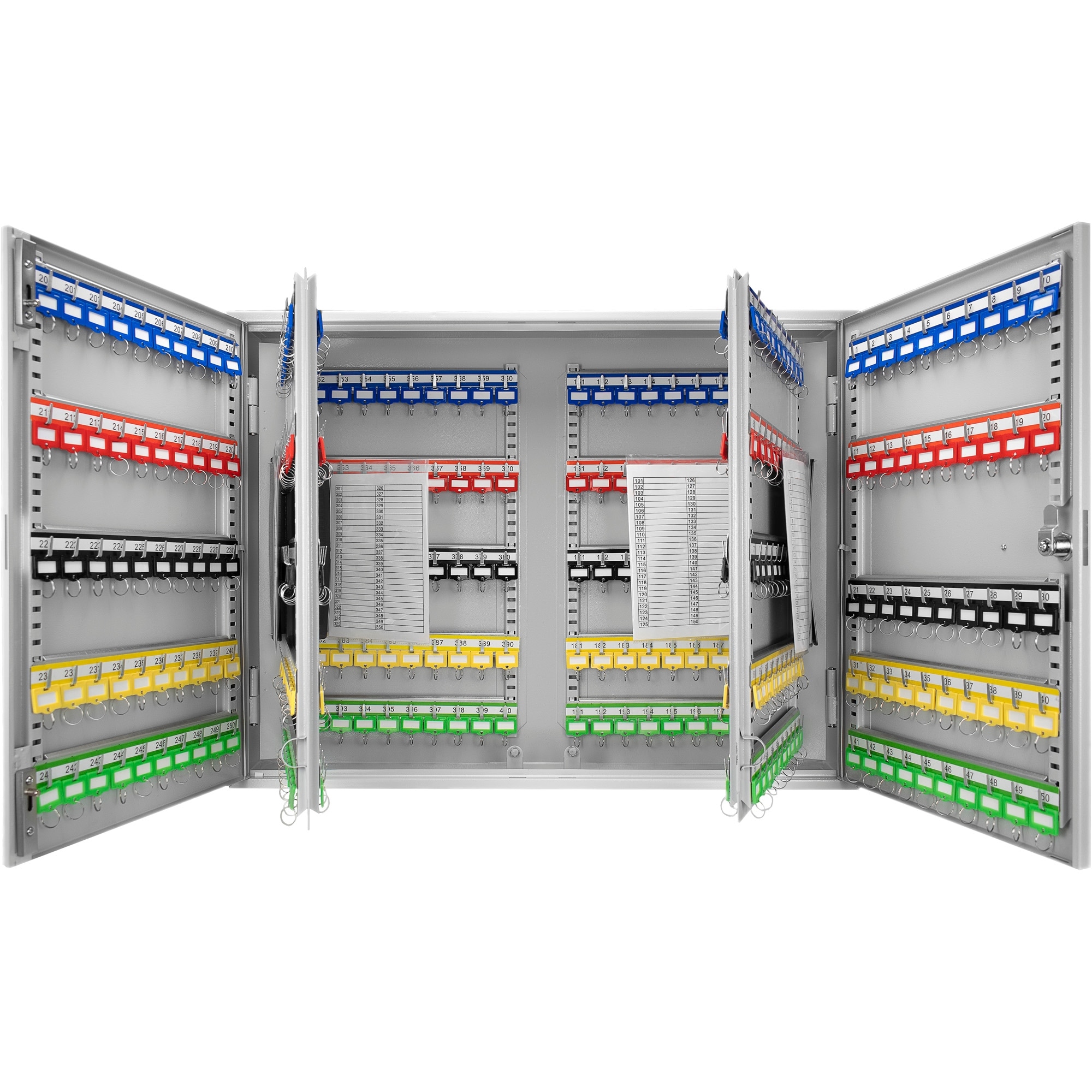 400-Adjustable Key Lock Box With Digital Lock Grey