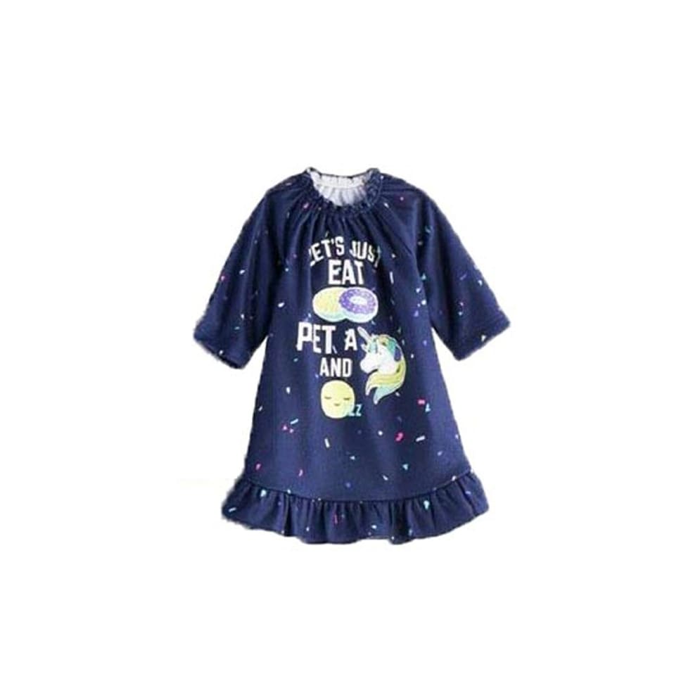 long sleeve fleece nightgown