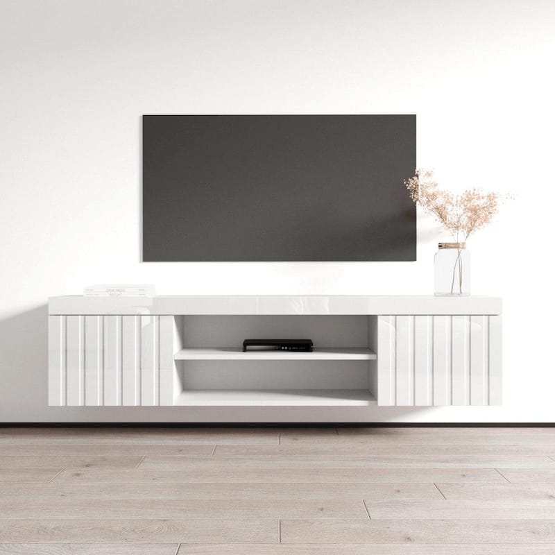 Knoxville 71" TV Stand - White