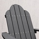 preview thumbnail 11 of 55, Patio HDPS Adirondack Chair Plastic Weather Resistant Outdoor Chairs Set of 4 - 30 in.W x 35 in.D x 36.5 in.H