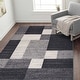 preview thumbnail 45 of 90, World Rug Gallery Modern Boxes Design Non-slip (Non-skid) Area Rug