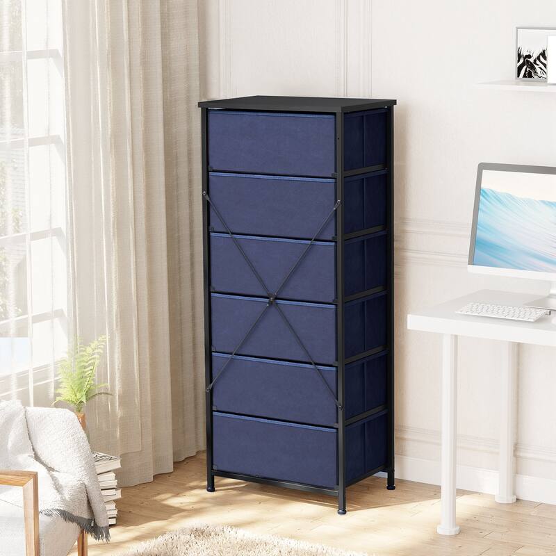 Pellebant 6 Drawers Vertical Storage Tower