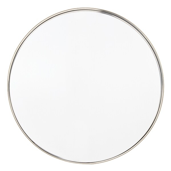 Avery Frame Ledge Round Wall Mirror by iNSPIRE Q Bold. Opens flyout.