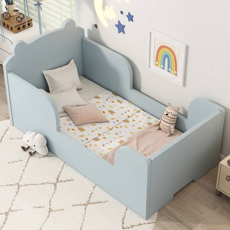 Cribs for boys and girls, bear shaped toddler beds