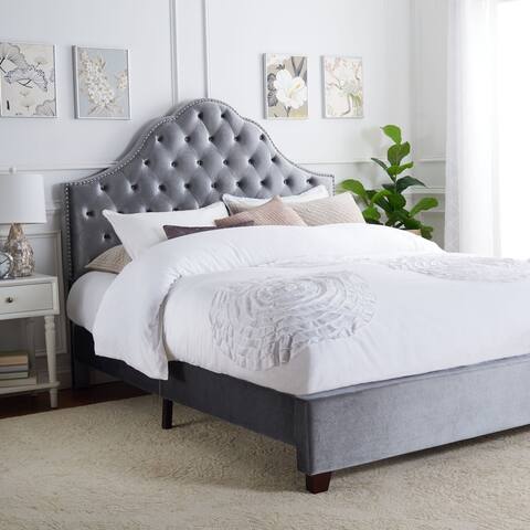 SAFAVIEH Bedding Beckham Full size bed - Light Grey