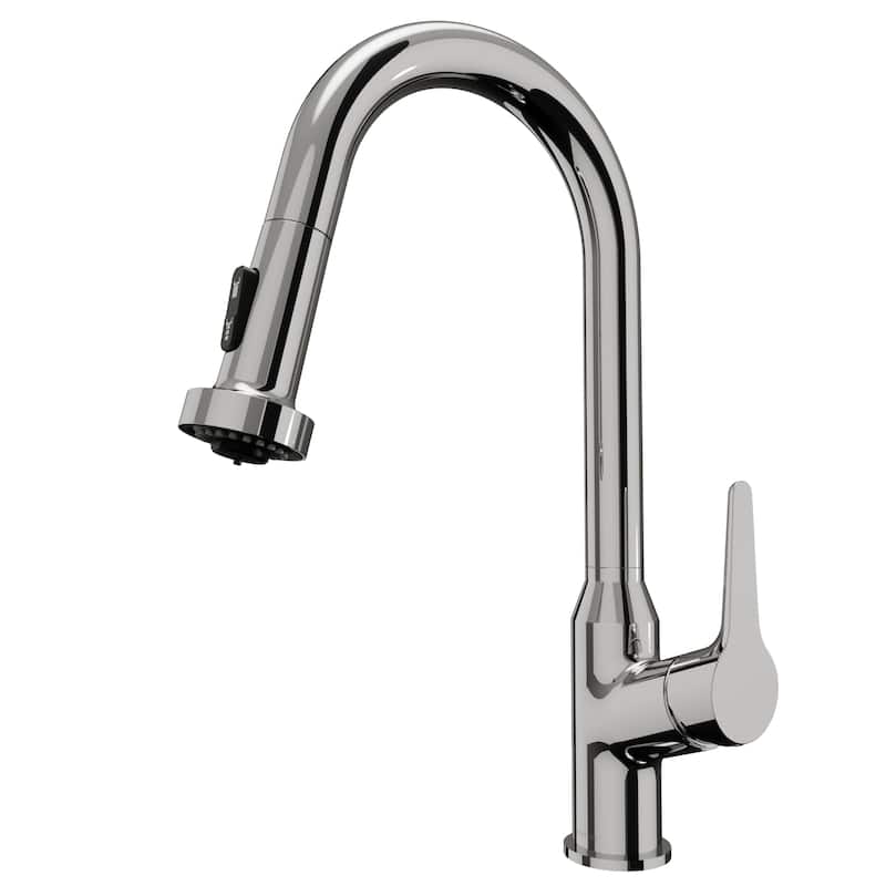 Karran Scottsdale Single-Handle Pull-Down Sprayer Kitchen Faucet - Chrome