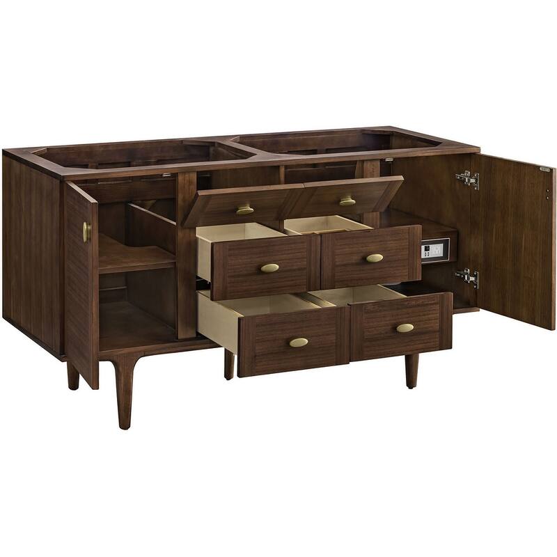 James Martin Vanities 670-V60D-M Amberly 60" Wall Mounted or Free