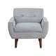 preview thumbnail 7 of 31, Milford Velvet Fabric Accent Chair
