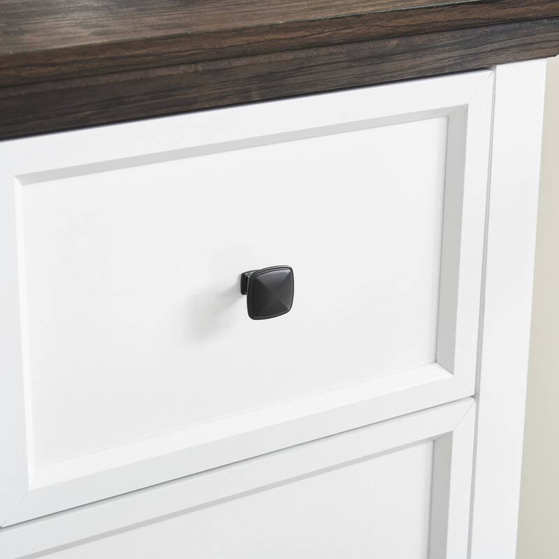 Rustic 6-Drawer Tall Dresser with Anti-Tipping & Easy Assembly for Bedroom Storage
