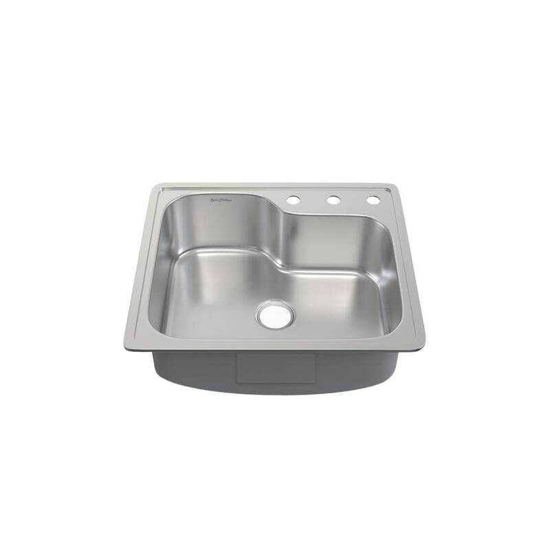 Swiss Madison SM-KT663 Ouvert 25" Drop In Single Basin Stainless Steel - Stainless Steel - Stainless Steel