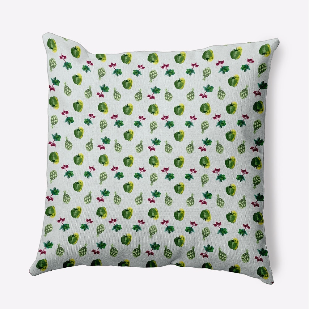 Three Veggies Pattern Decorative Throw Pillow