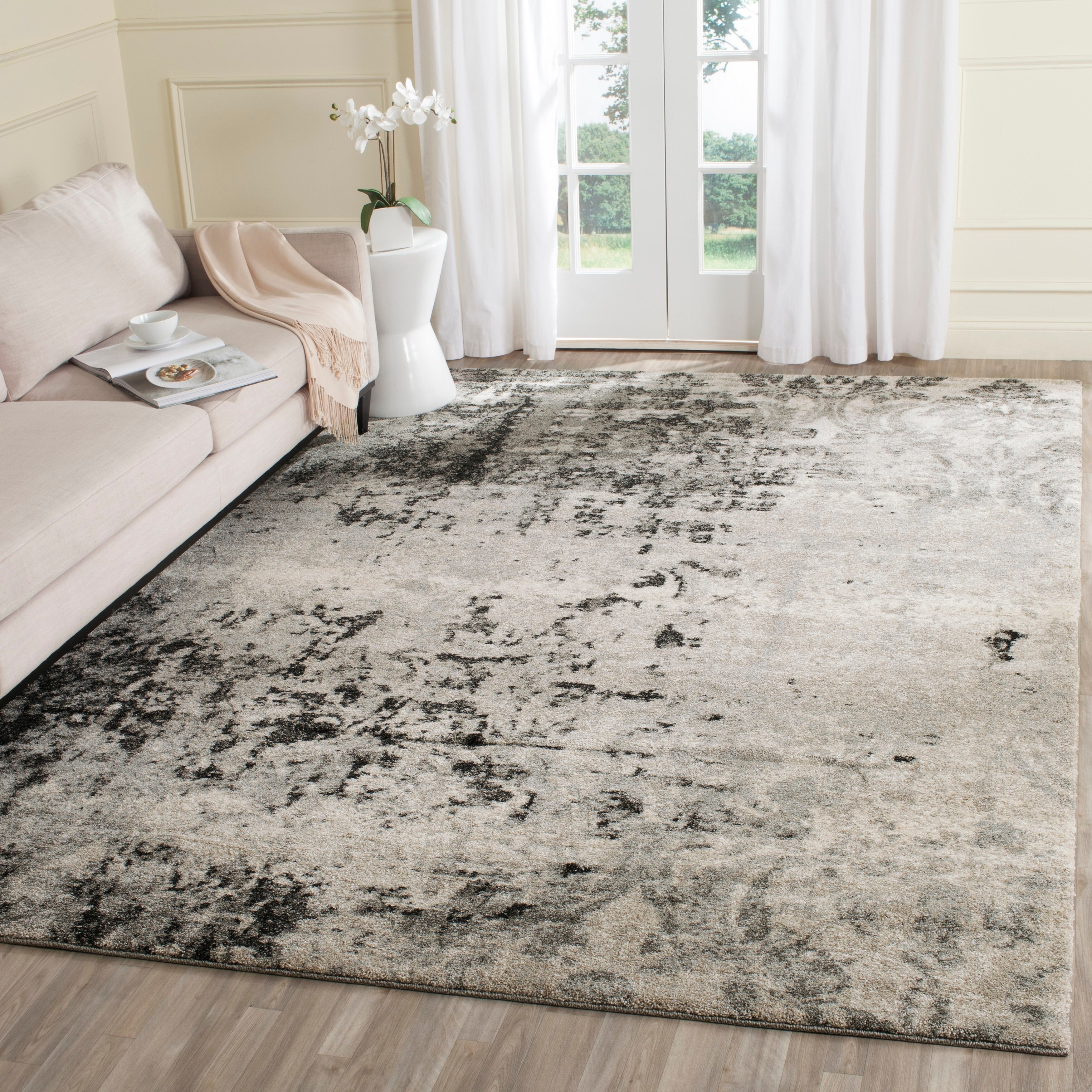 Shop Safavieh Retro Elidona Distressed Modern Abstract Rug On