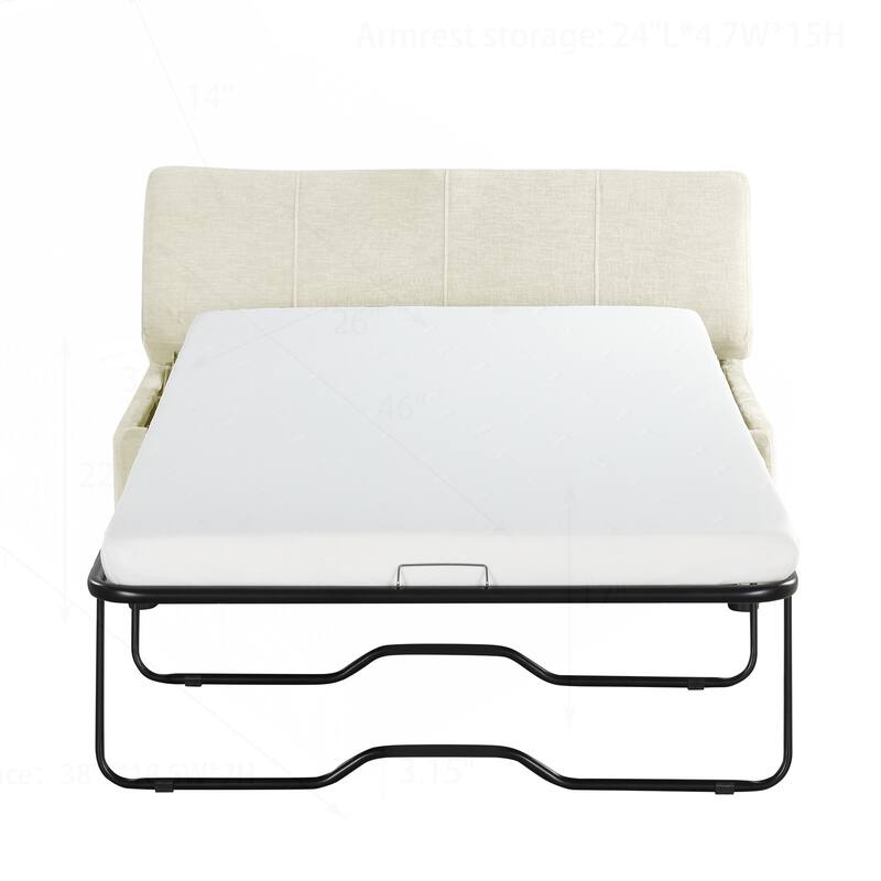 Versatile Folding Ottoman Sleeper Bed for Comfortable Accommodation