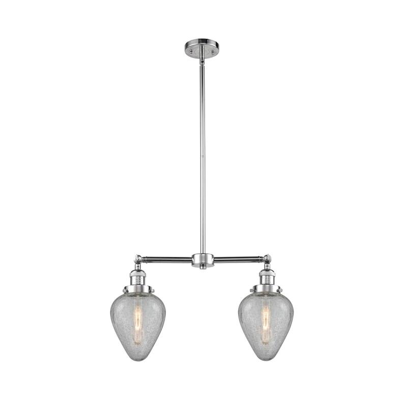 Innovations Lighting Geneseo 2 Light 21" Wide Linear Chandelier