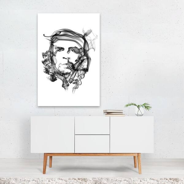 Shop Che Guevara People Portrait Smoke Canvas Wall Art Print Overstock 31468300