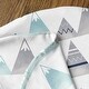 preview thumbnail 4 of 4, Watercolor Mountains Collection Nursing Breastfeeding Pillow Cover Case (Pillow Not Included) - Navy Blue Aqua and Grey Aztec