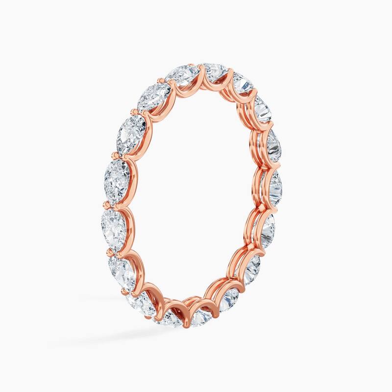 Auriya 14k Gold Pear East-West Lab Grown Diamond Eternity Band 1.70 - 6.75 ct. tw. (F-G, VS)