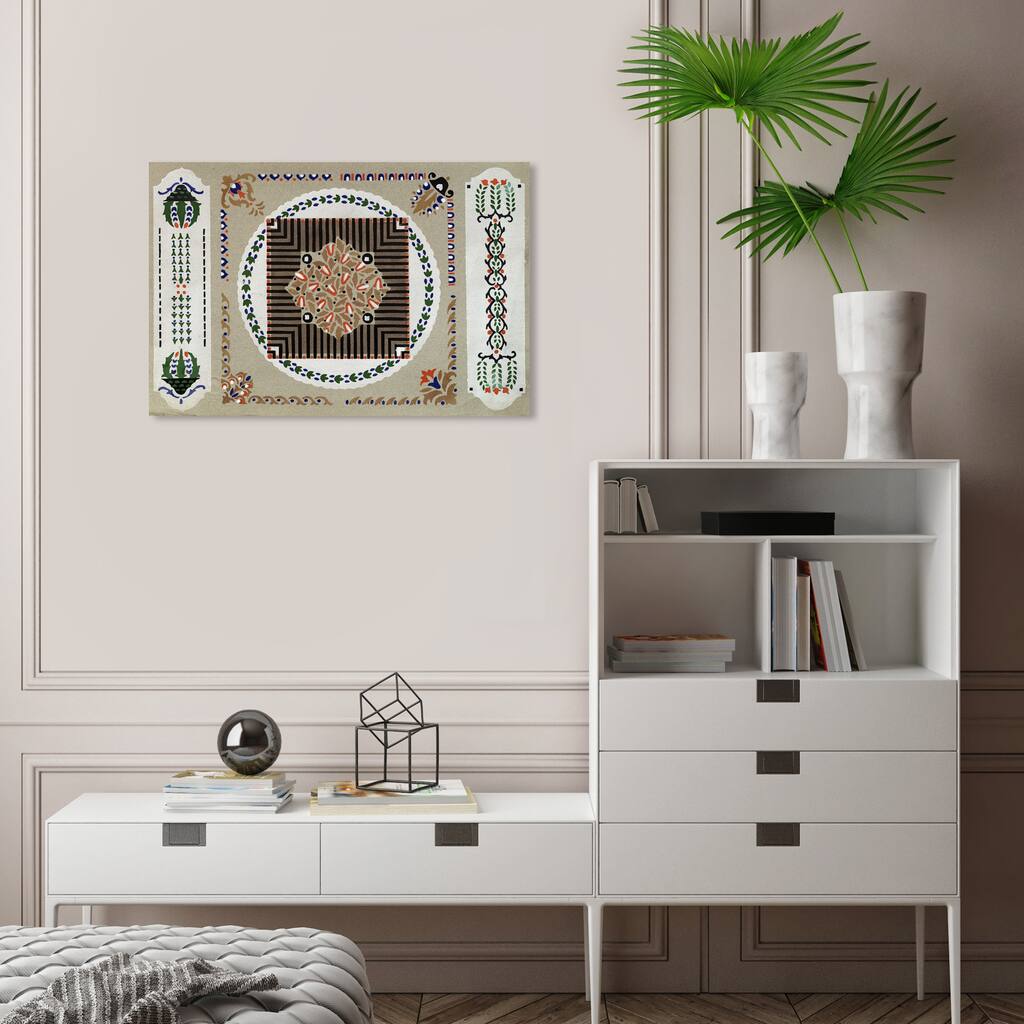 Wynwood Studio Canvas Abstract NATURA EXEMPLARIA Gray and Traditional Wall Art Canvas Print