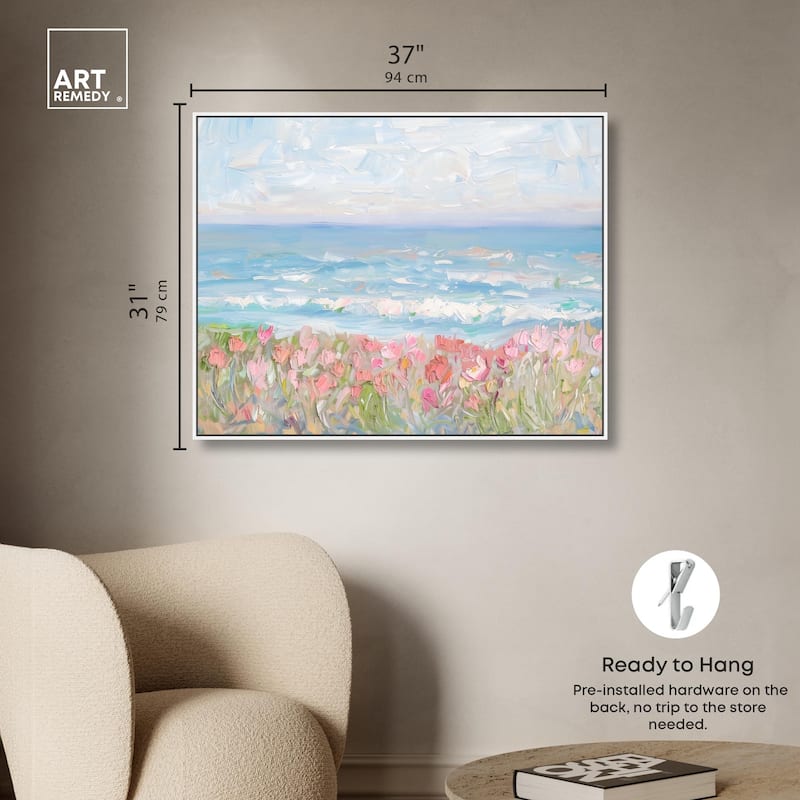 Waves of Peace Canvas by Art Remedy