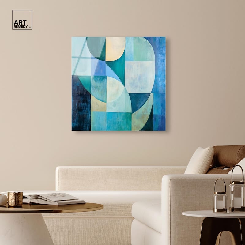 Color Blocks I Acrylic by Art Remedy, Ready to Hang