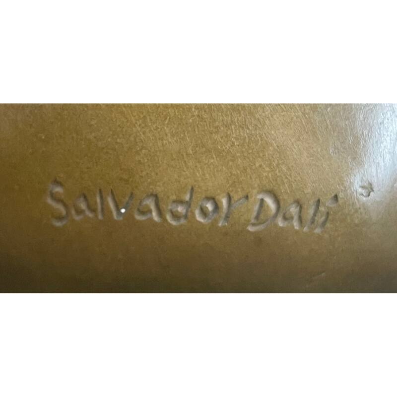 Abstract Metal Face Art Sculpture Bronze By Salvador Dali Home Decoration