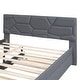 preview thumbnail 2 of 9, Chic Upholstered Platform Bed with Versatile Trundle for Enhanced Comfort