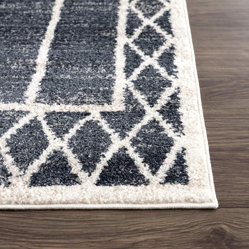Abani Rugs Nuevo NUE110A Tribal Grey Charcoal Area Rug