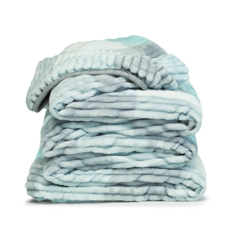 Clara Clark Ultra Plush Thick Reversible Microfiber Heavy Blanket - Raschel Imitation Mink Blanket