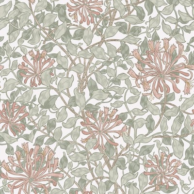 William Morris Honeysuckle Maytime Wallpaper