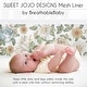 preview thumbnail 3 of 4, Sweet Jojo Designs + BreathableBaby Breathable Mesh Crib Liner Pad Vintage Floral Blue Yellow Girl -Shabby Chic Rose Flower Boho