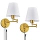 preview thumbnail 17 of 27, CO-Z Plug-in Swing Arm Wall Mount Sconce