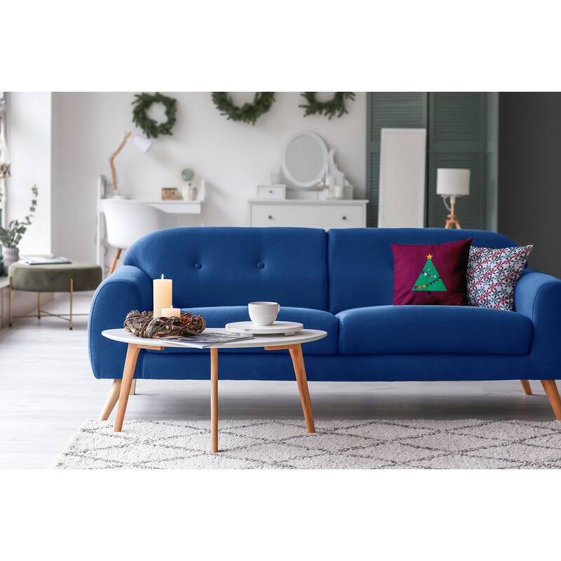 Pride Garland Tree Christmas Accent Pillow