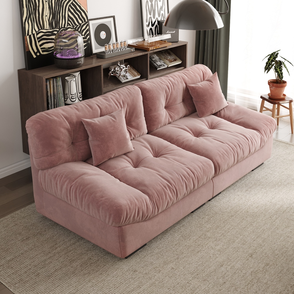 Pink outlet sofa sectional