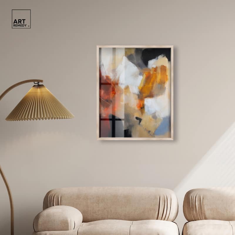 Earth and Fire I Shadowbox by Art Remedy