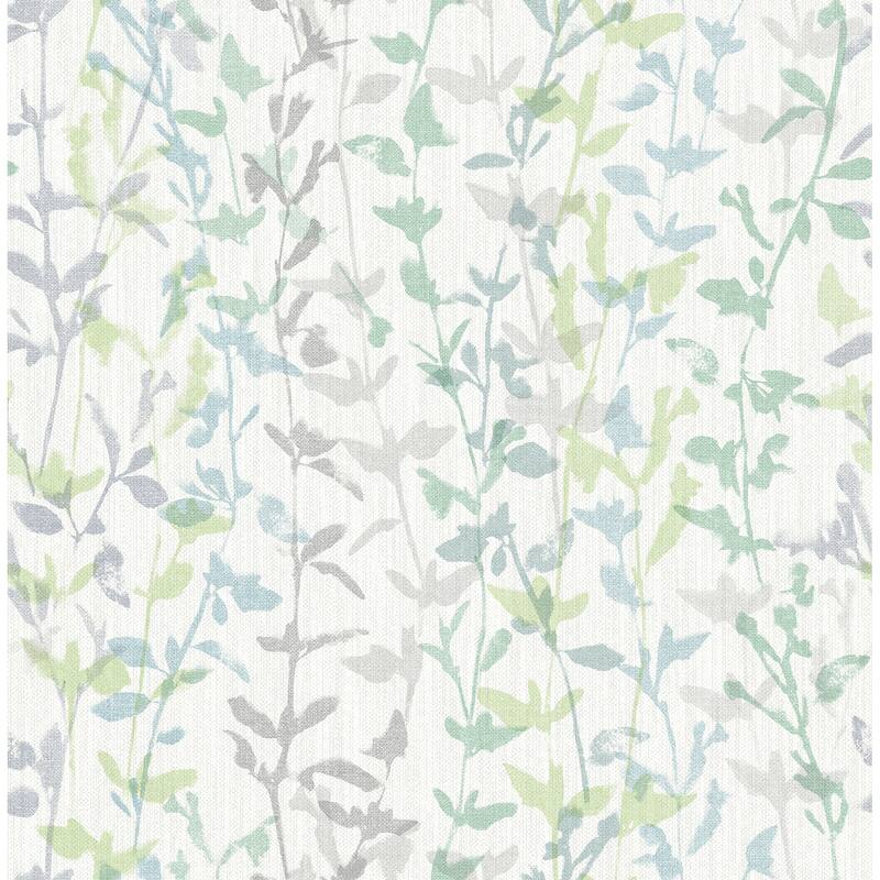 Scott Living Thea Green Floral Trail Wallpaper
