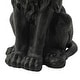 preview thumbnail 38 of 55, Glitzhome MGO Majestic Sitting Guardian Lion Statues Porch Sculpture Outdoor Indoor Set of 2