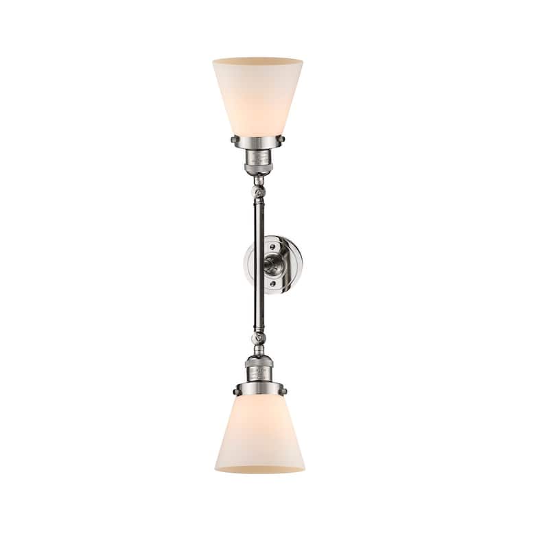 Innovations Lighting Small Cone 2 Light 23" Wide Bathroom Vanity Light