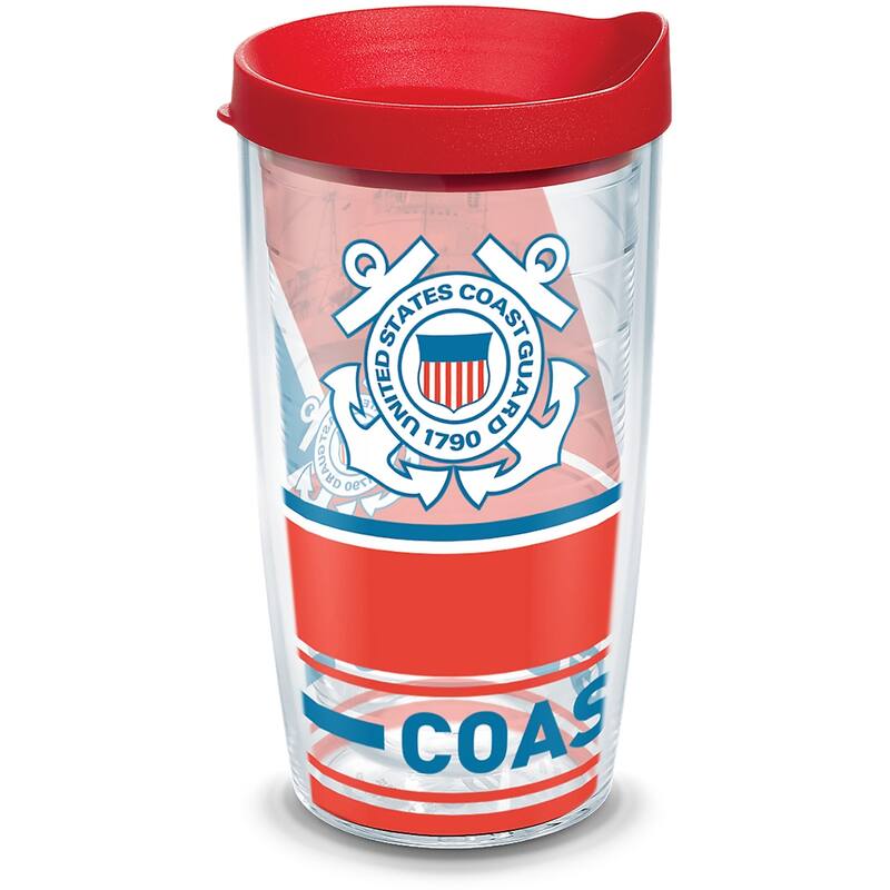 Tervis Coast Guard Forever Proud Made in USA Double Walled Insulated Travel Tumbler, Classic - 16oz