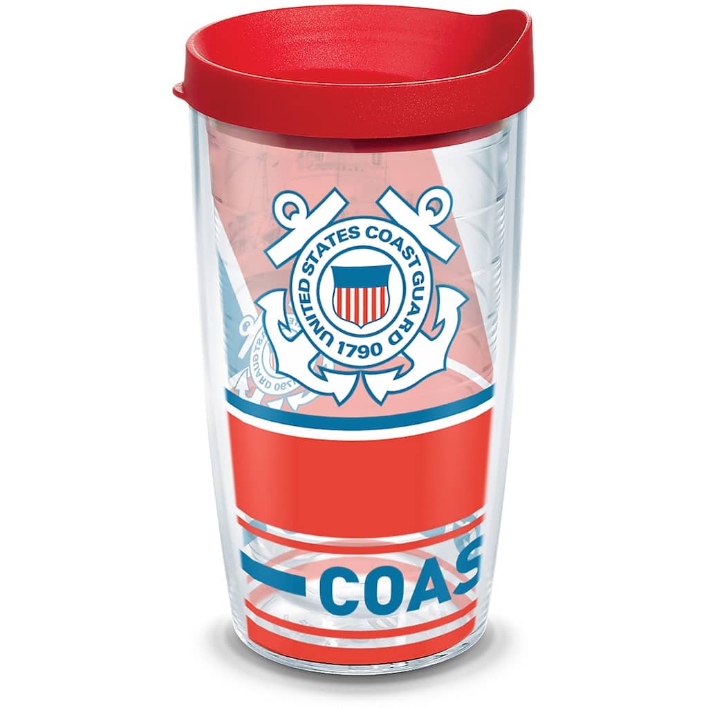 Tervis Coast Guard Forever Proud Made in USA Double Walled Insulated Travel Tumbler, Classic