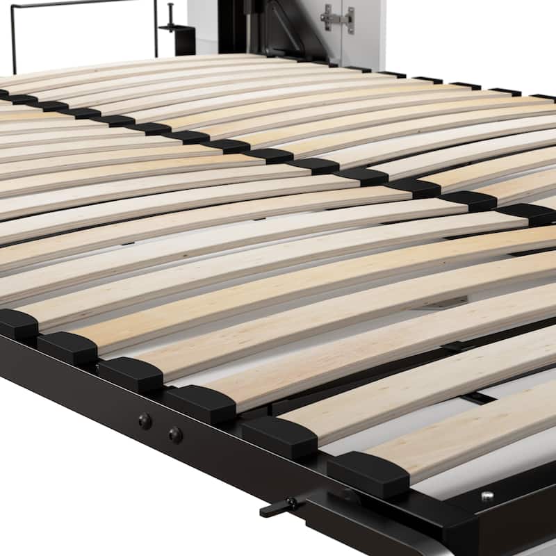 Lumina 61W Full Murphy Bed with Desk by Bestar