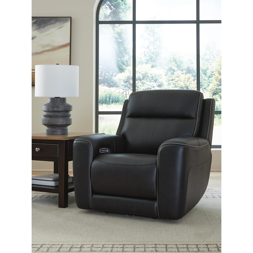 Signature Design by Ashley 5Z-Dreamlight Black Power Recliner