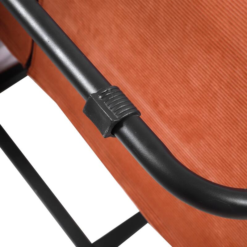 Versatile 4-in-1 Corduroy Couch Chair, Converts to Sleeper Sofa, Chaise & Ottoman