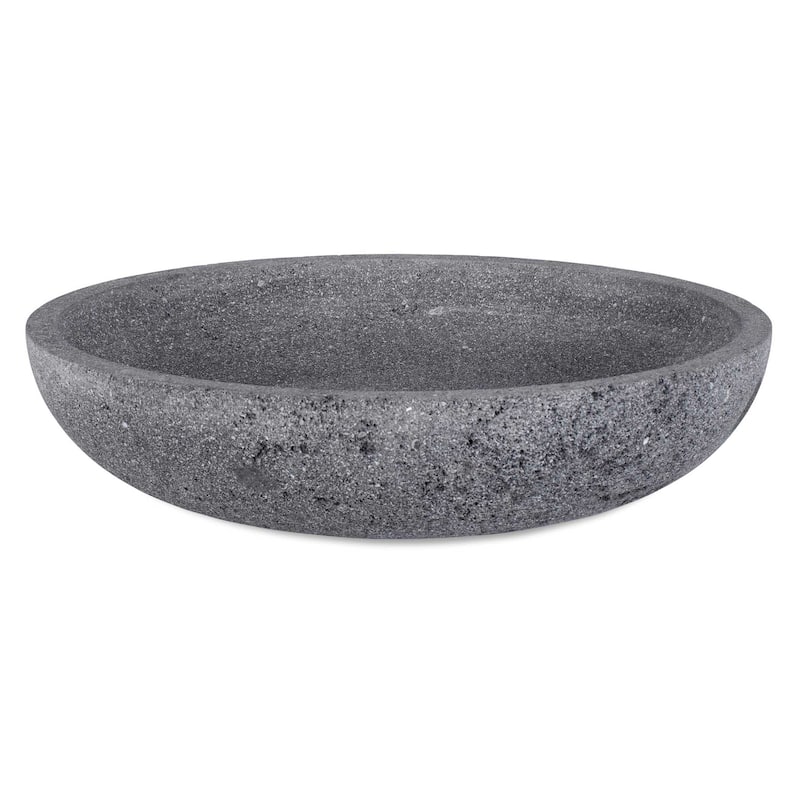 Uttermost 18264 Ashen 16" Wide Stone Decorative Bowl - Gray