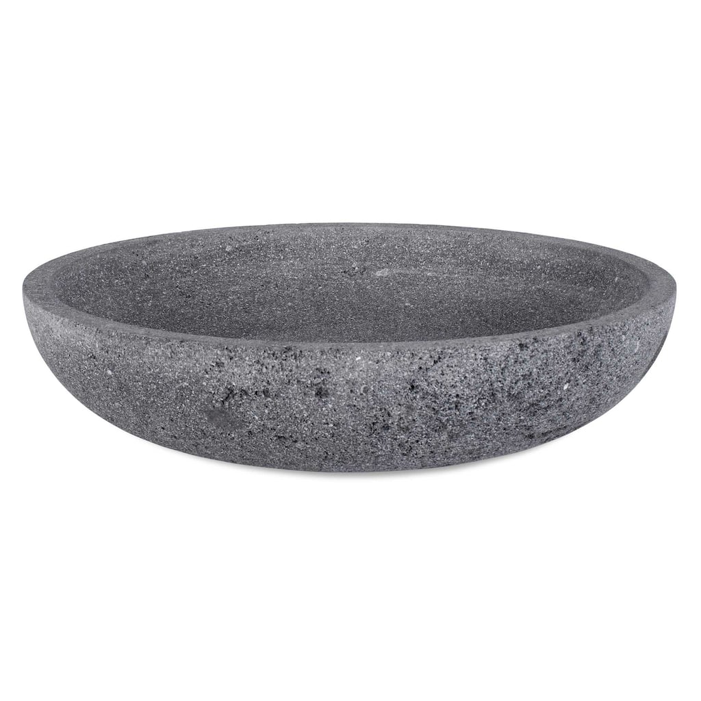 Uttermost 18264 Ashen 16" Wide Stone Decorative Bowl