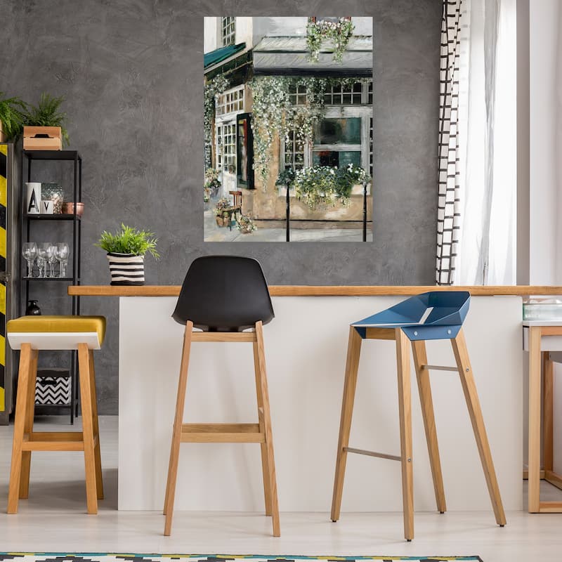 Rue Pavee Crop II By Studio Arts Canvas Art Print