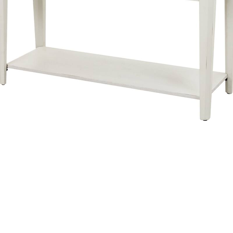 Chromcraft Peter Revington Console Table in Gray, White Finish