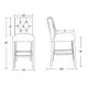 preview thumbnail 2 of 29, Carter 29" Button Tufted Bar Stool (Set of 2) Antique Gray Finish