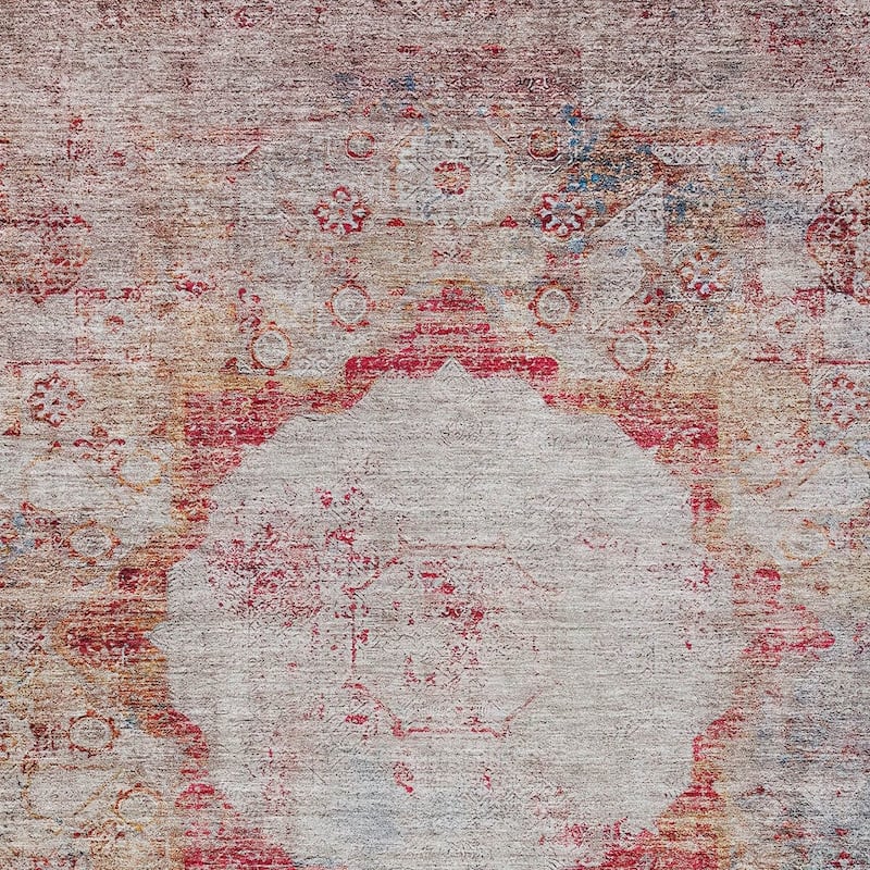 HomeRoots Oriental Traditional Rectangle Outdoor Rug