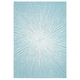 preview thumbnail 77 of 89, SAFAVIEH Evoke Juli Abstract Boho Burst Rug 4' x 6' - Aqua/Ivory - Rectangle