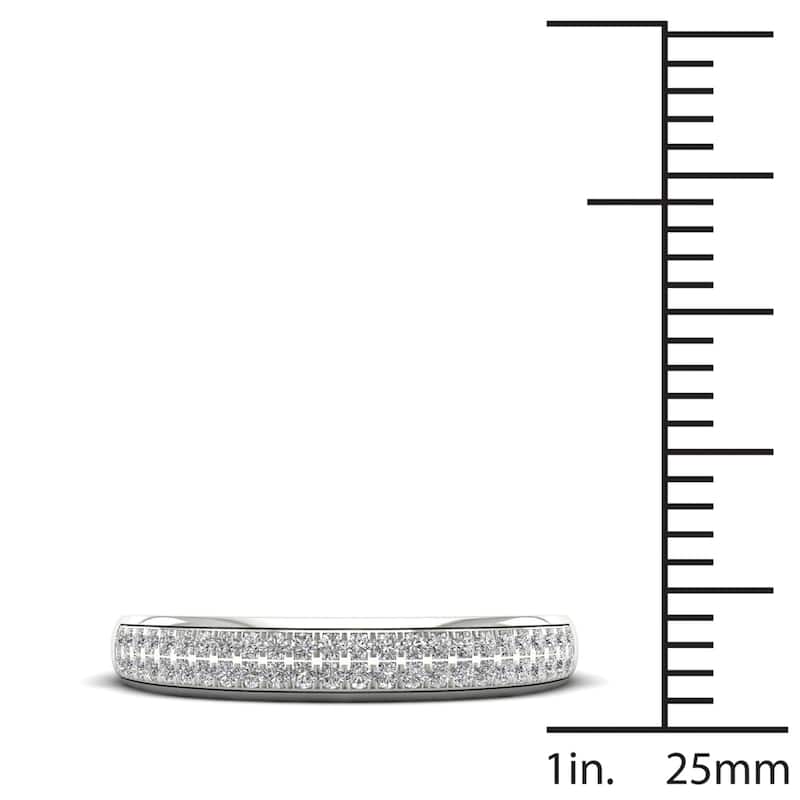 1/6ct TDW Diamond Band in Silver for Women